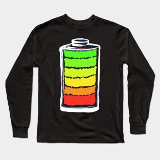 Full charged battery Long Sleeve T-Shirt